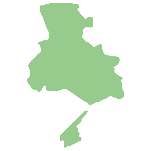 兵庫県の地図イラスト画像