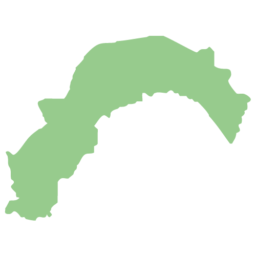 高知県の地図イラスト画像