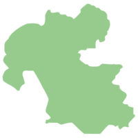 大分県の地図イラスト画像